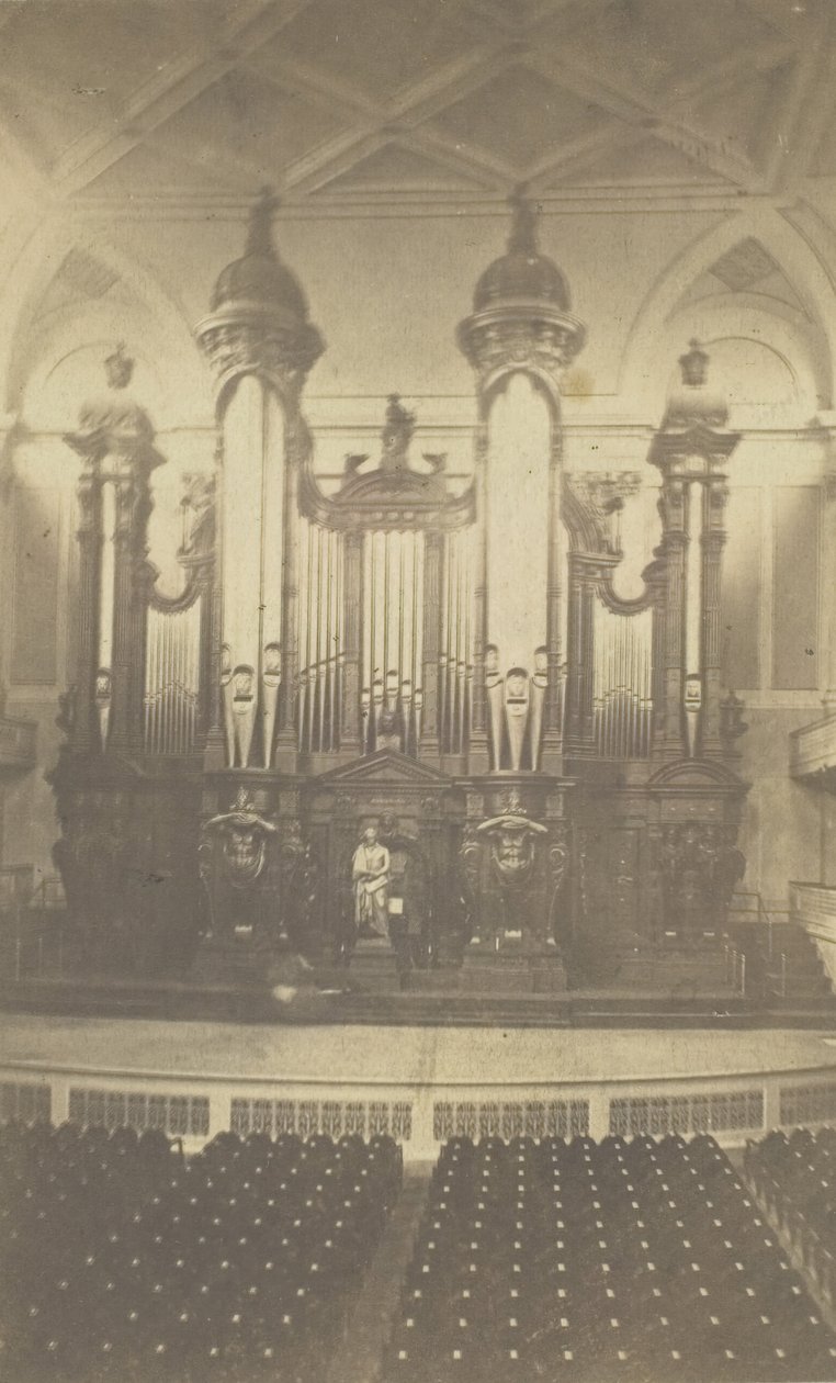Große Orgel in der Music Hall, Boston, um 1900 von Bierstadt Brothers