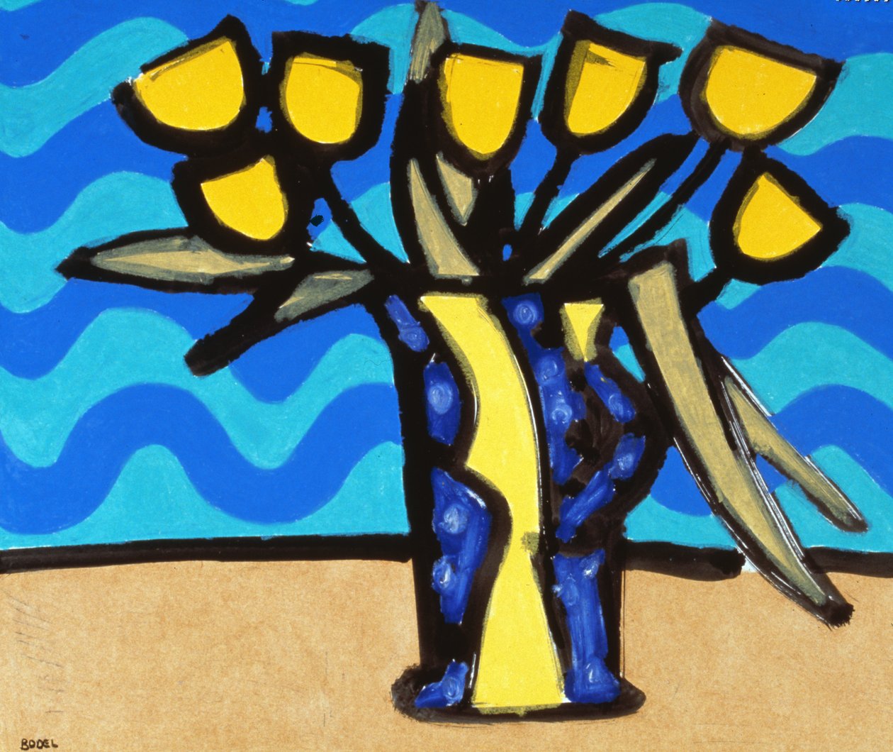 Gelbe Tulpen, 1996 von Bodel Rikys