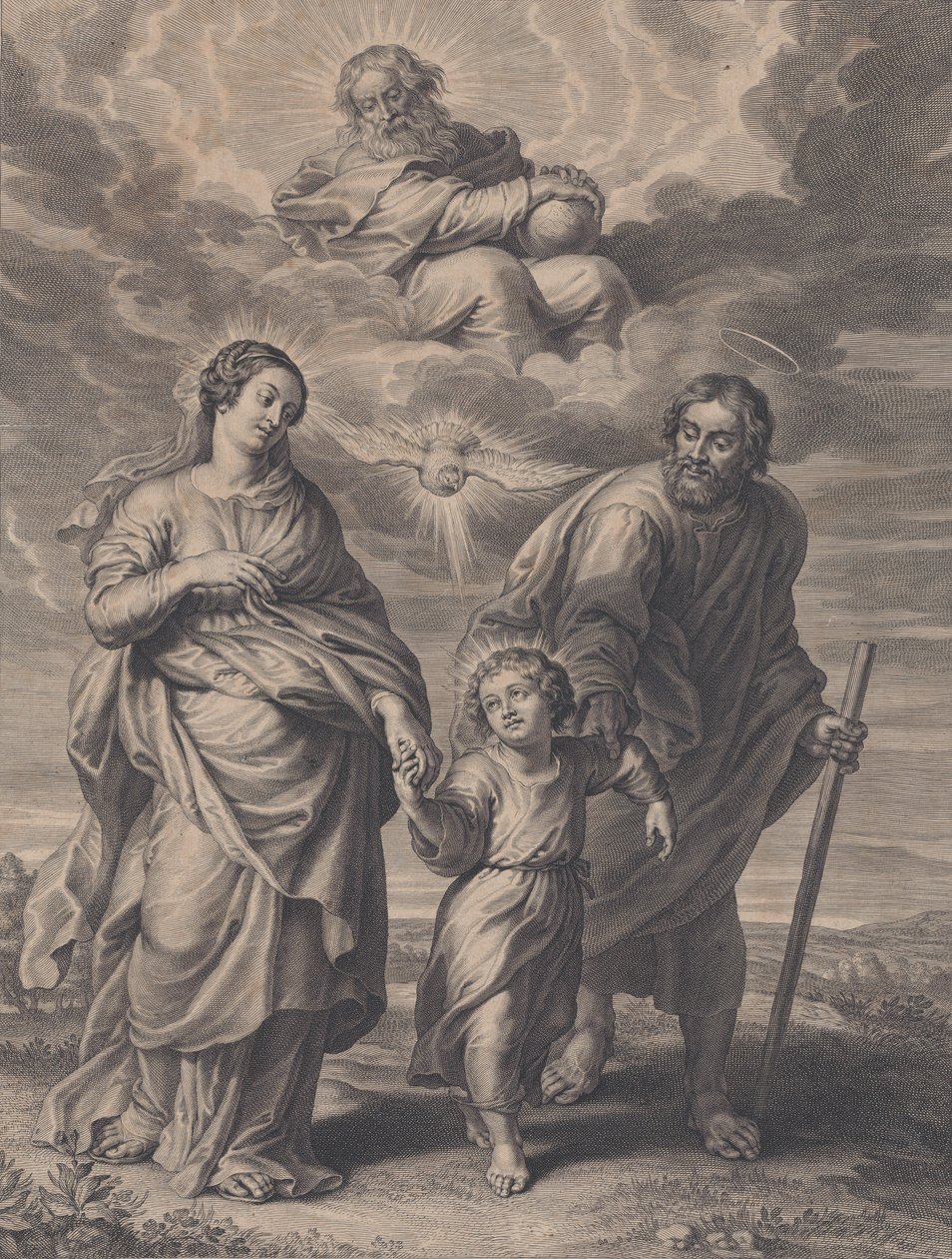 Die Rückkehr aus Ägypten, 1595-1659 von Boetius Adams Bolswert