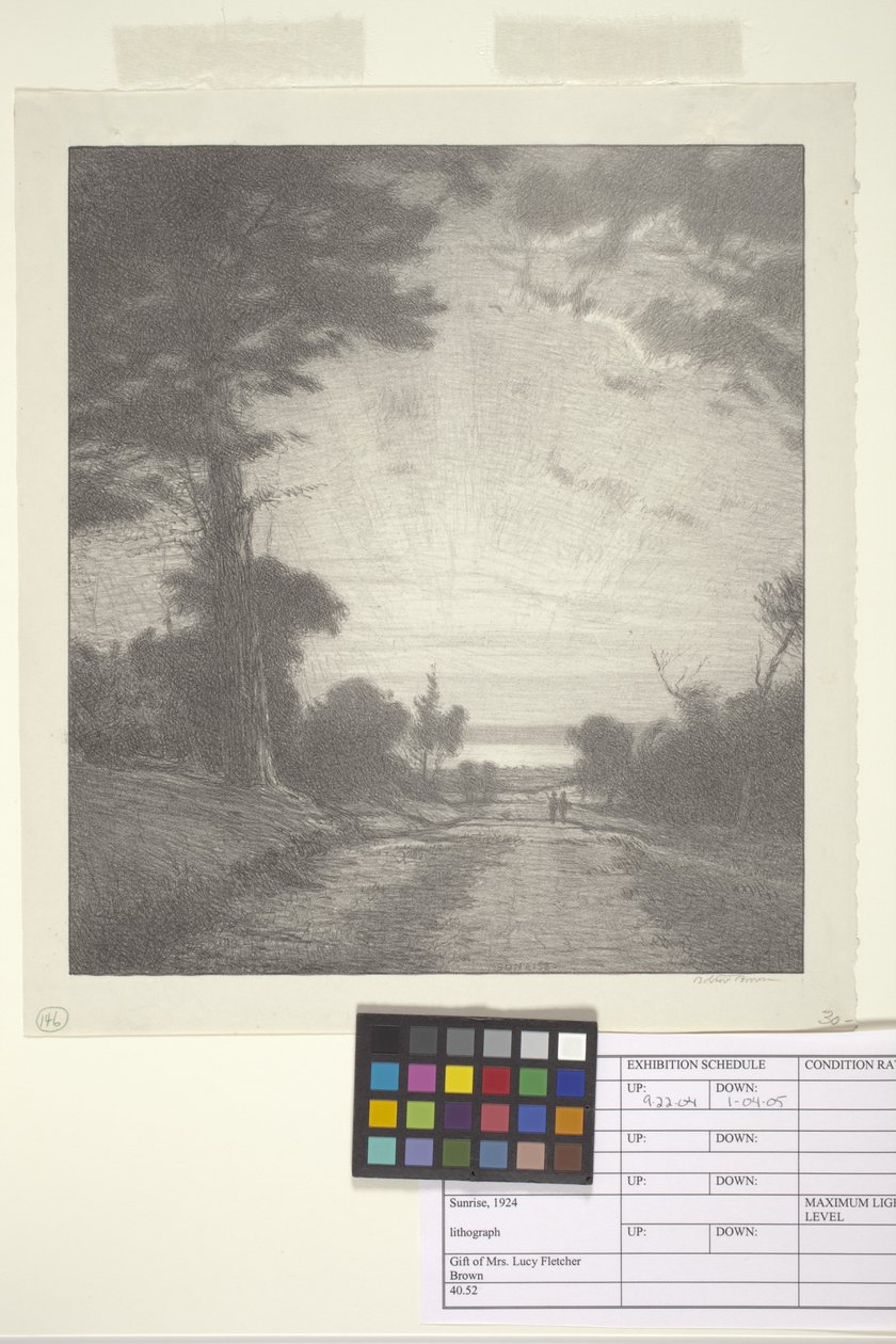Sonnenaufgang von Bolton Coit Brown