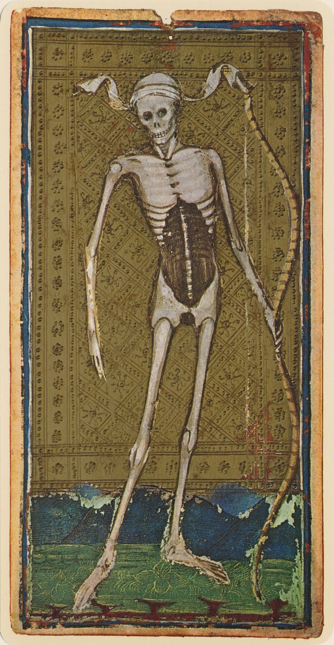 Tod, Faksimile einer Tarotkarte aus dem 