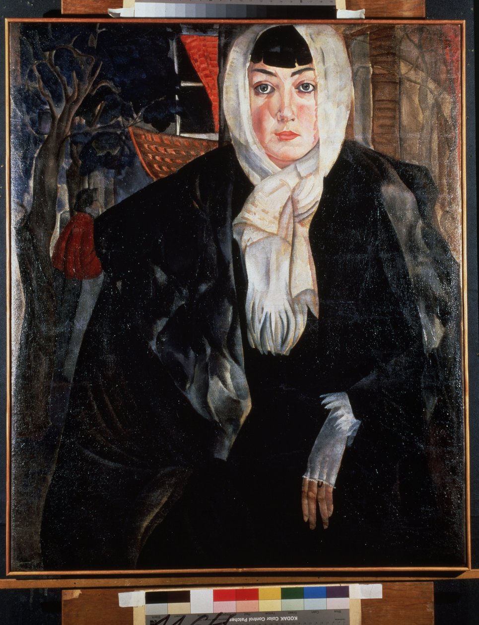 Porträt einer Frau von Boris Dmitrievich Grigoriev