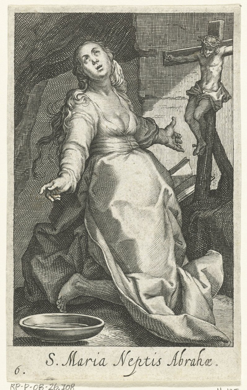 Heilige Maria als Einsiedlerin von Boëtius Adamsz. Bolswert