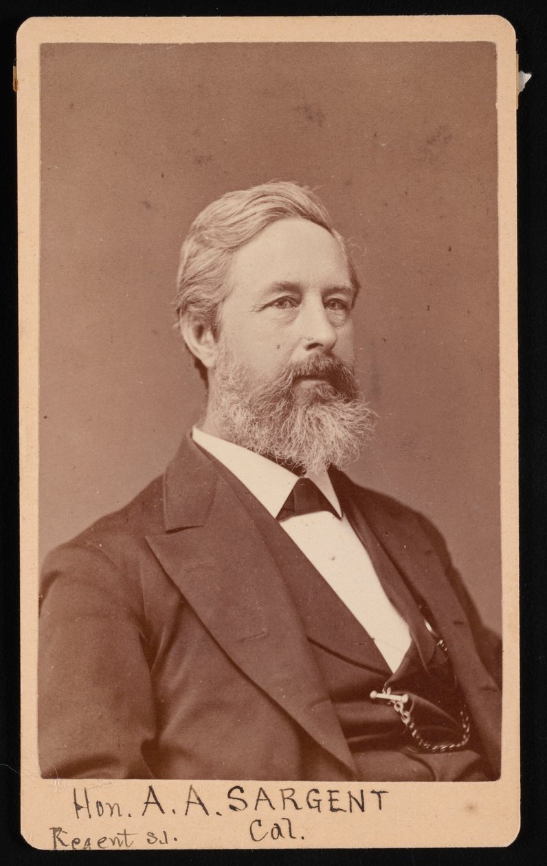 Porträt von Aaron Augustus Sargent 1827-1887, vor 1881 von Brady