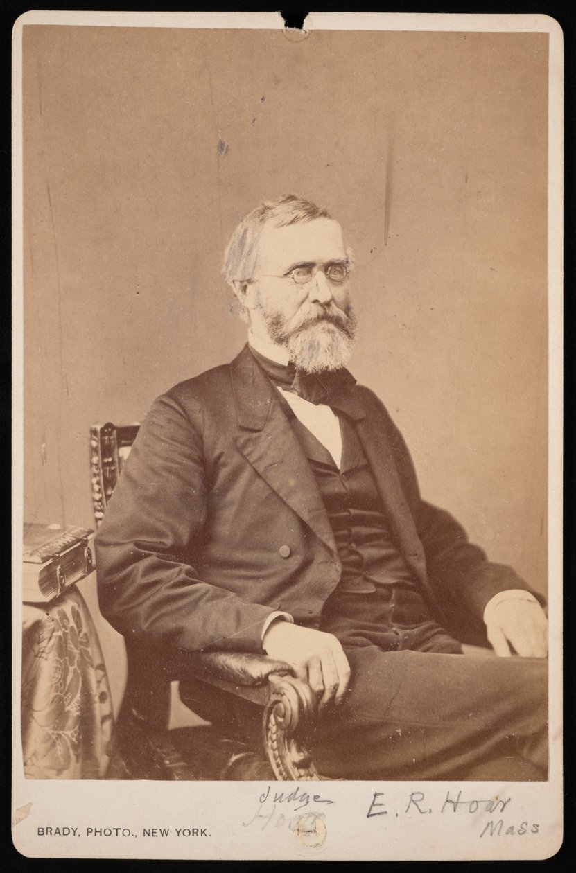 Porträt von Ebenezer Rockwood Hoar 1816-1895, vor 1895 von Brady