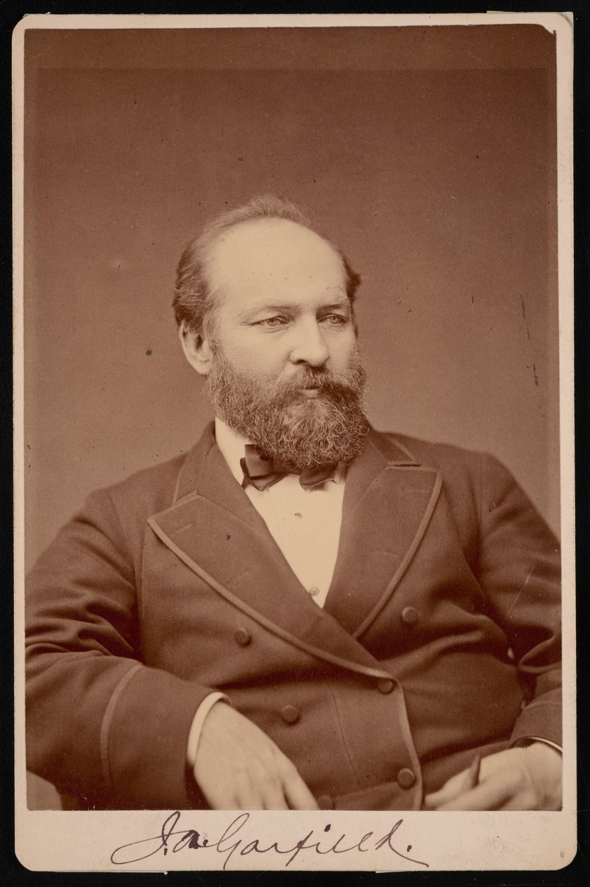 Porträt von James Abram Garfield, 1831-1881, vor 1876 von Brady
