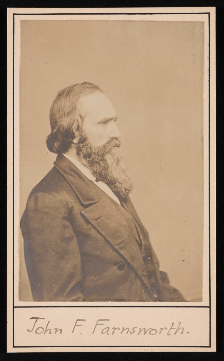 Porträt von John Franklin Farnsworth 1820-1897, vor 1897 von Brady