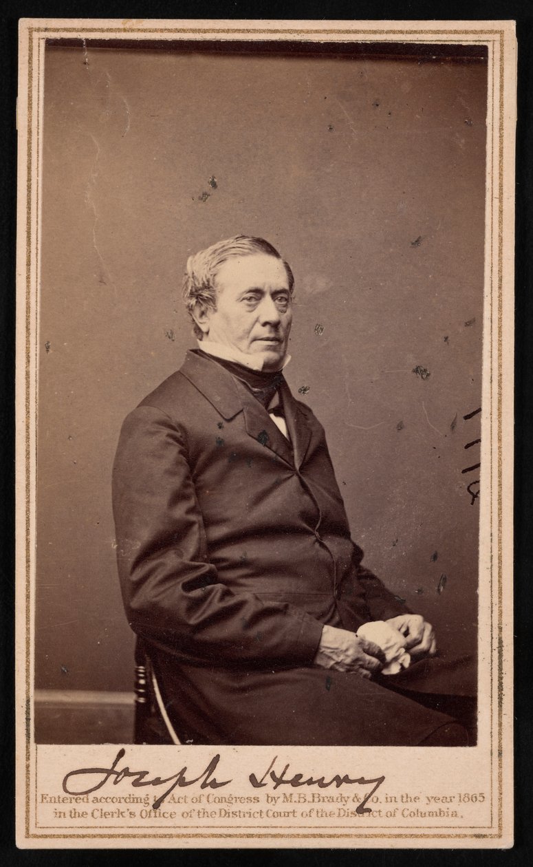 Porträt von Joseph Henry 1797-1878, 1865 von Brady