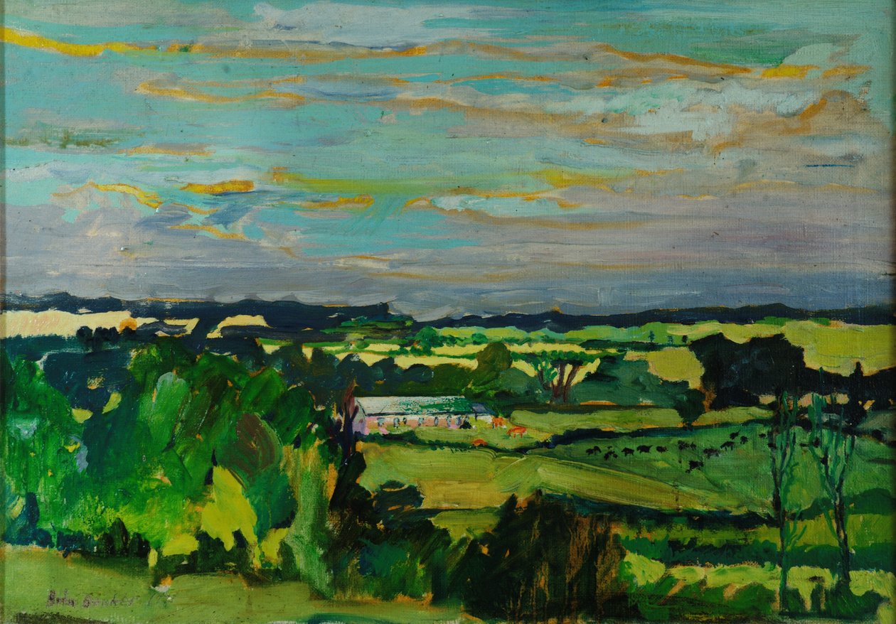 Über das Tal, Bedfordshire von Brenda Brin Booker