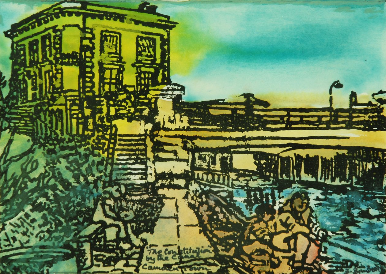 The Constitution Pub, Regents Canal von Brenda Brin Booker