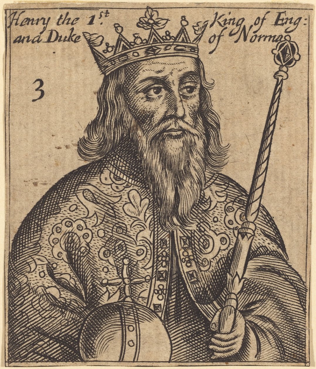 Heinrich I., König von England von British 17th Century