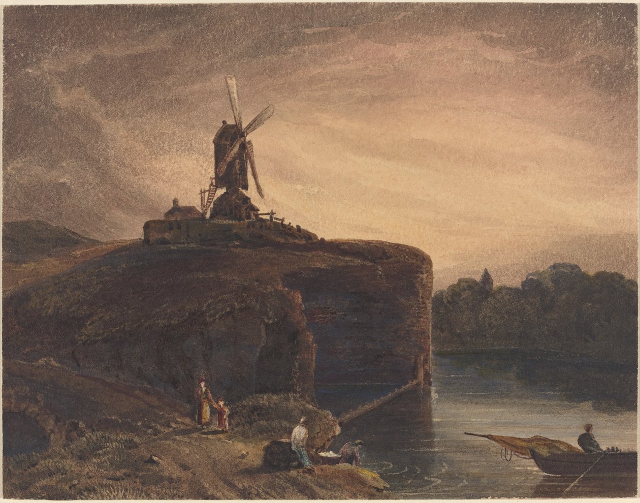 Die Mühle von British 19th Century after Rembrandt van Rijn