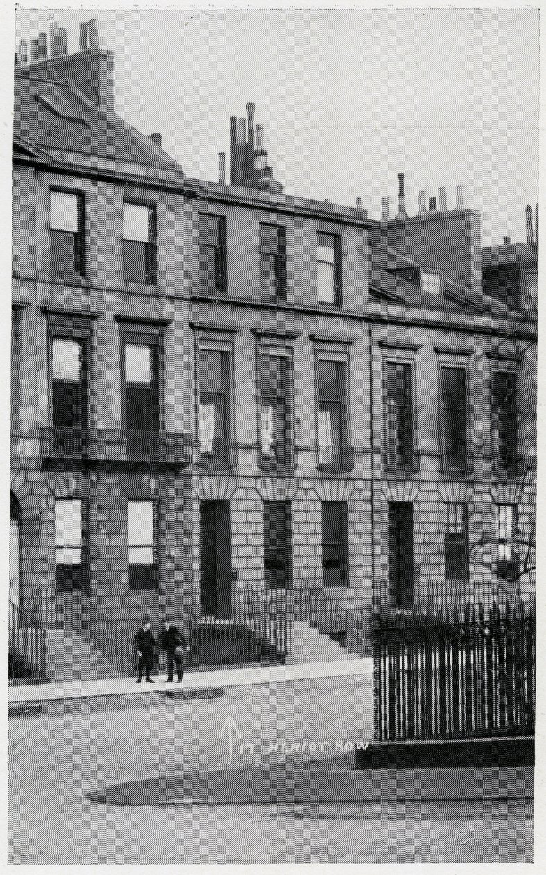17, Heriot Row, Zuhause von Robert Louis Stevenson und seiner Familie in Edinburgh von British Photographer
