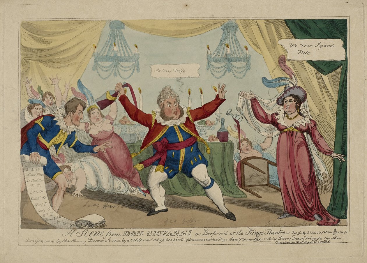 Eine Szene aus Don Giovanni von British School