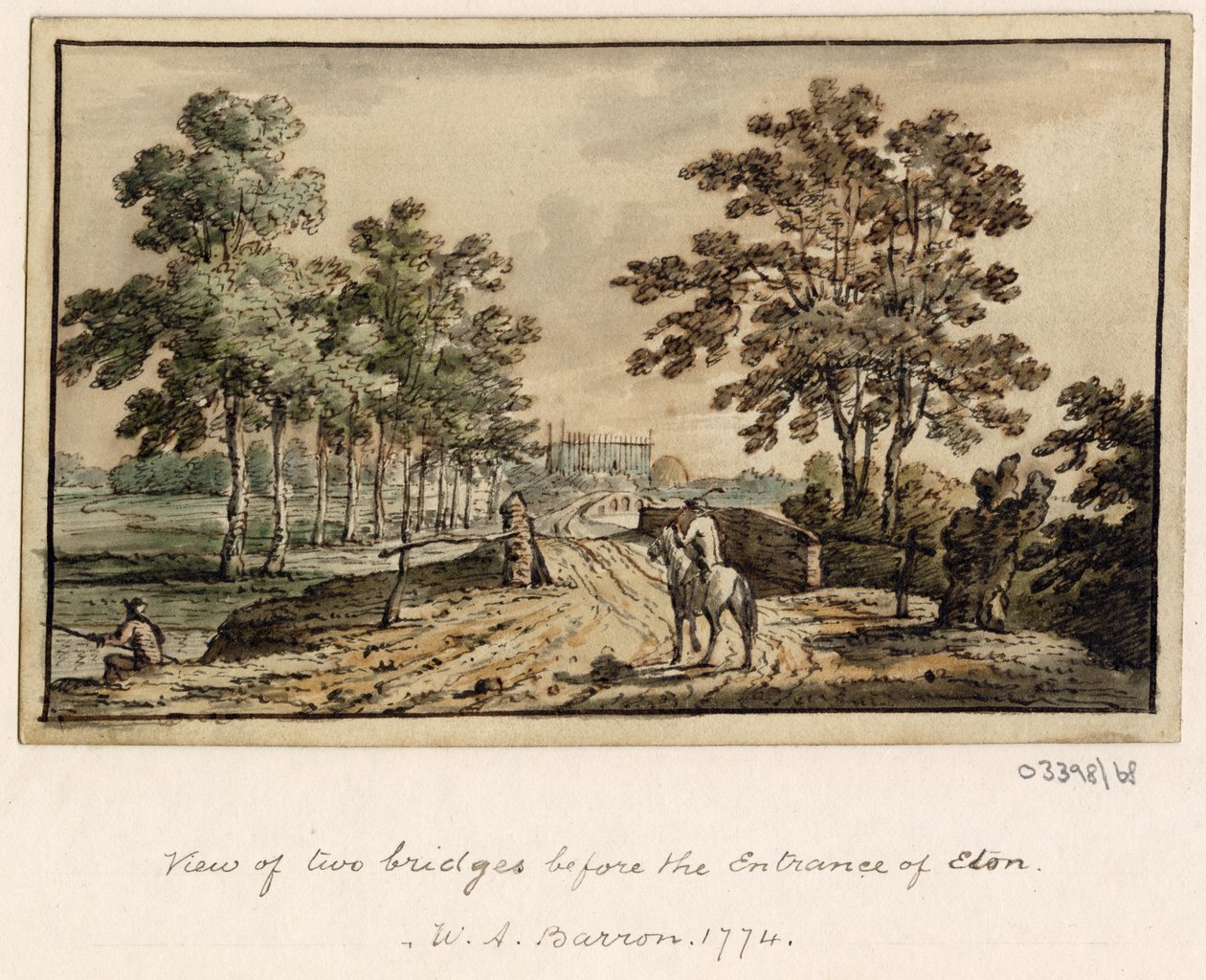 Eine Reihe von Skizzen, Ansichten in Großbritannien, dem Kontinent und Amerika 1772-1778 von British School