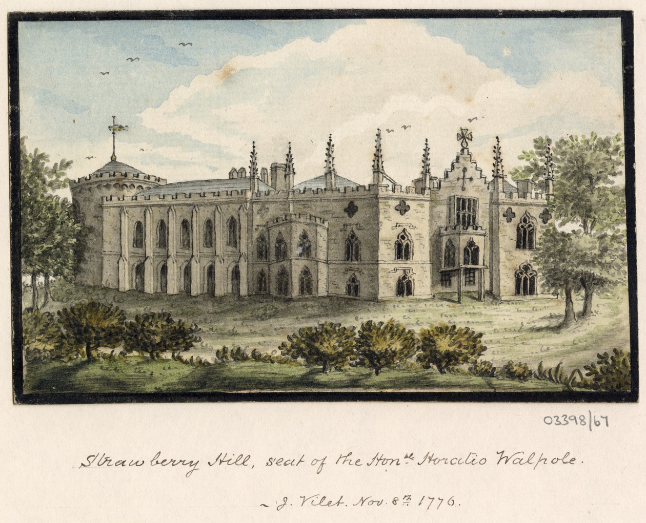 Eine Serie von Skizzen, Ansichten in Großbritannien, dem Kontinent und Amerika 1772-1778 von British School