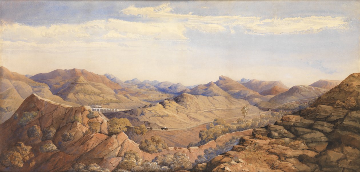 Bhore Ghaut, Great India Peninsular Railway, Bombay von British School