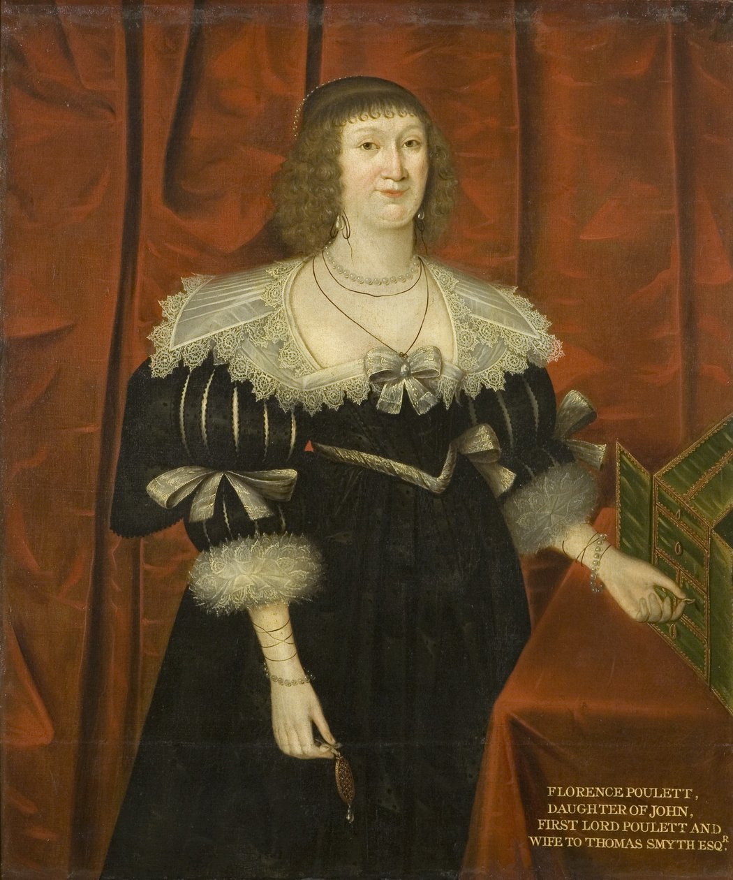 Florence Poulett, Ehefrau von Thomas Smyth, ca. 1640 von British School