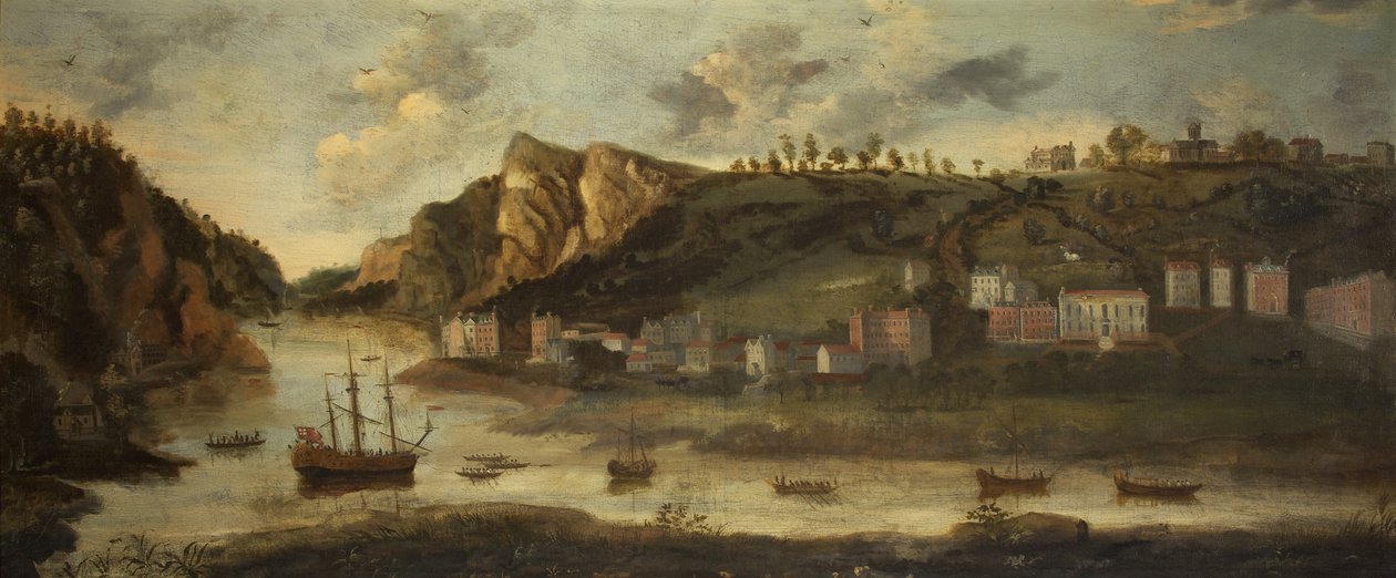 Die heißen Quellen, Bristol, ca. 1800 von British School