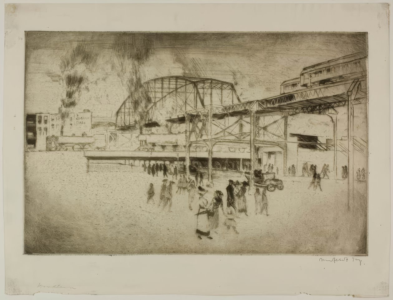 Chicago - Woodlawn, 63rd St. & Jackson Park von Bror Julius Olsson Nordfeldt