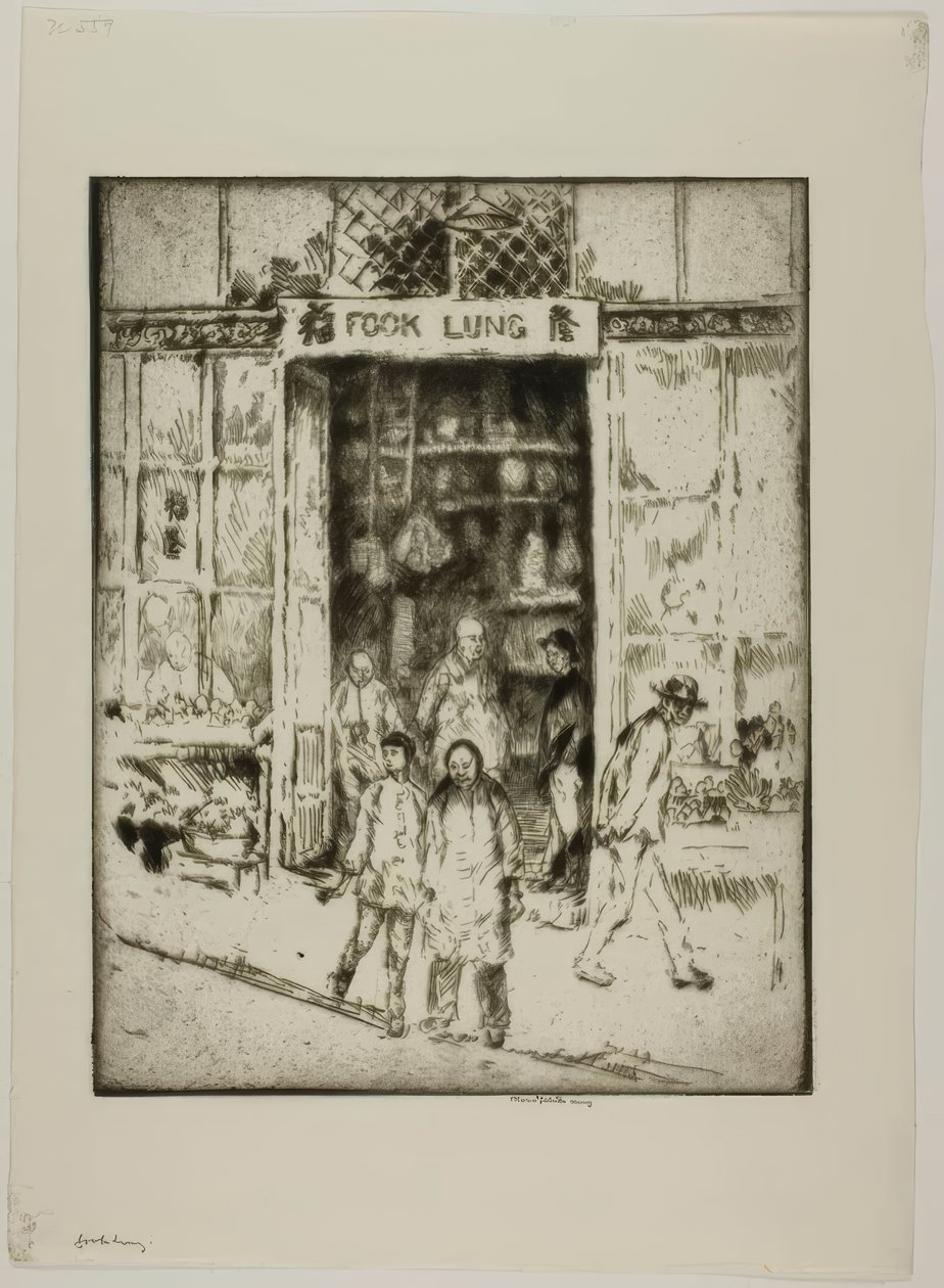 San Francisco - Fook Lung von Bror Julius Olsson Nordfeldt