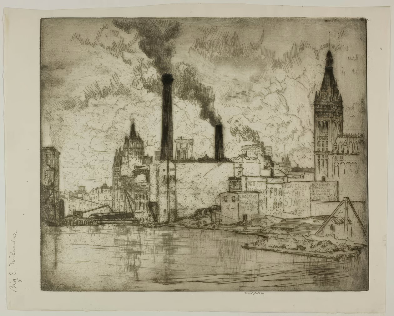 Der Große E von Bror Julius Olsson Nordfeldt