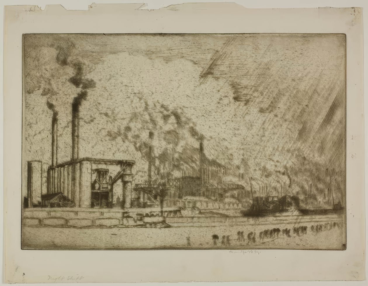 Die Nachtschicht, 92. Straße von Bror Julius Olsson Nordfeldt