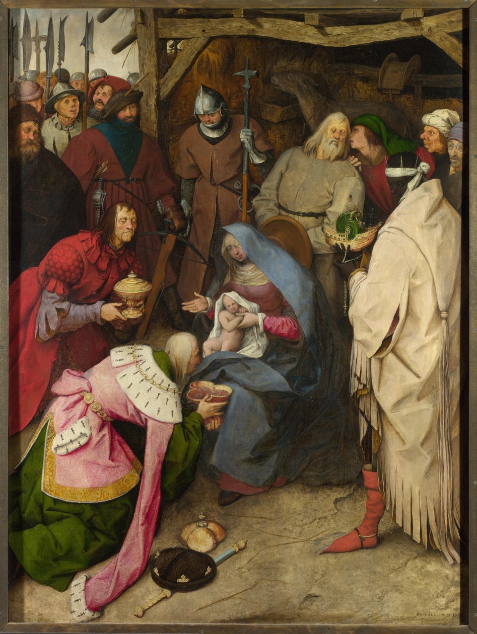 Die Anbetung der Könige, 1564 von Bruegel