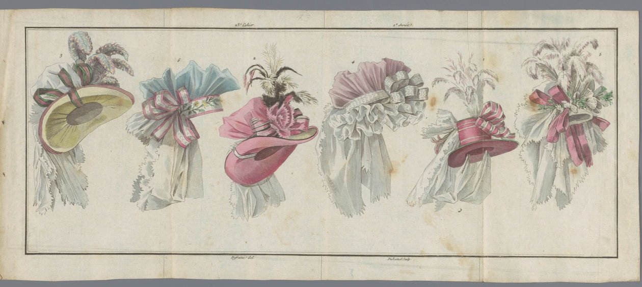 Magazin der neuen französischen und englischen Moden, 20. Juli 1787, 25. Heft, 2. Jahr von Buisson