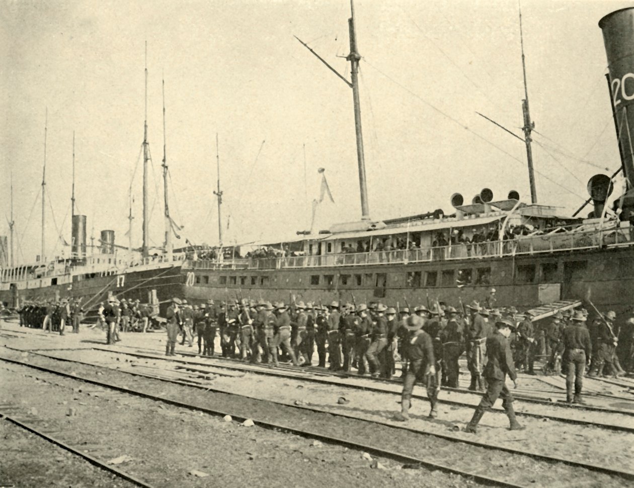 13. Infanterie nach der Übung, Spanisch-Amerikanischer Krieg, Juni 1898, 1899 von Burr McIntosh
