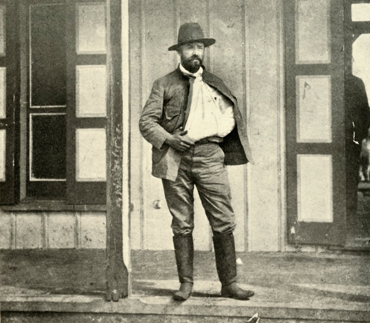 Creelman, kurz nach dem Absteigen vom Pferd..., Spanisch-Amerikanischer Krieg, 4. Juli 1898, 1899 von Burr McIntosh