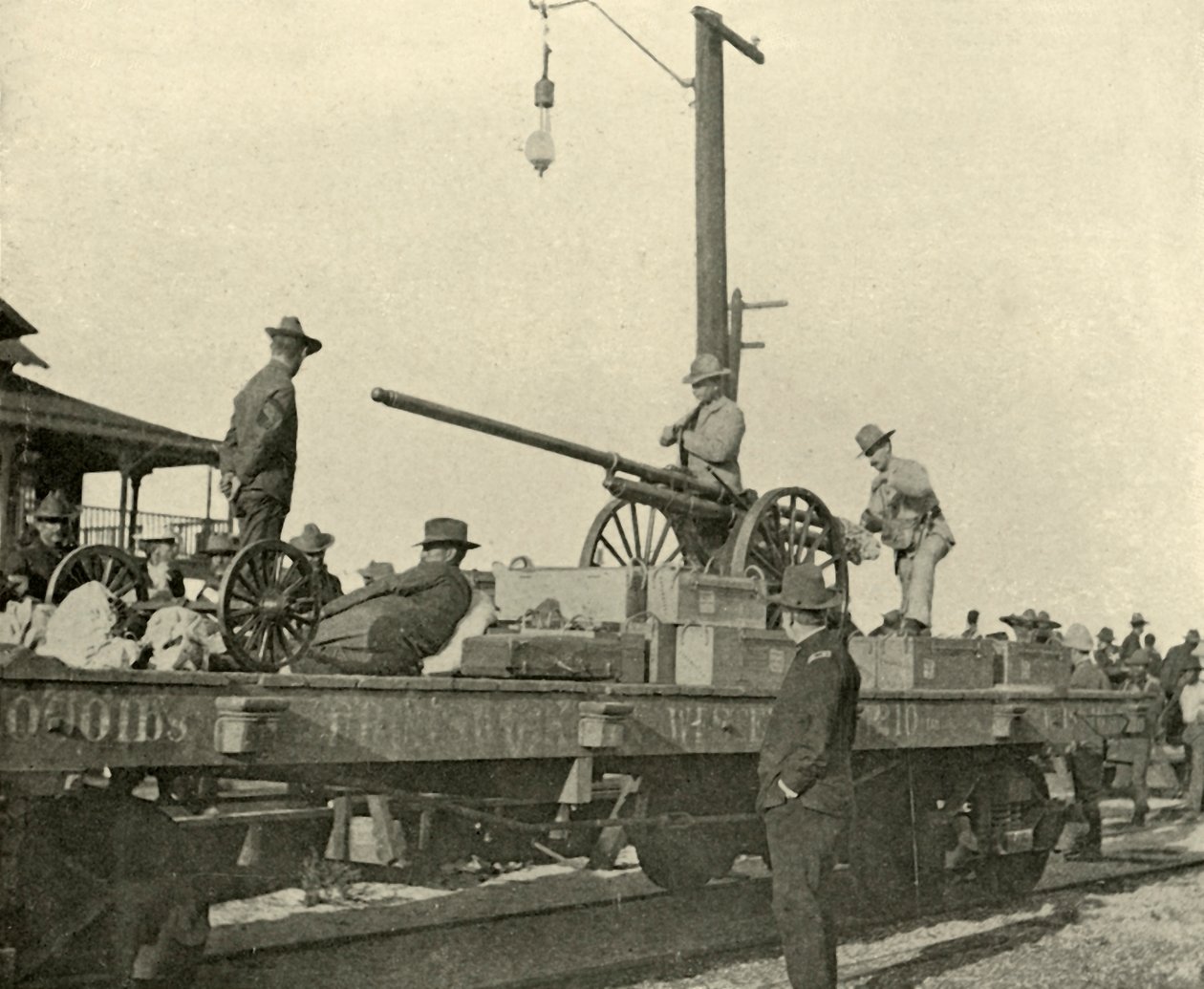 Sergeant Borrowe und die Dynamitkanone, Spanisch-Amerikanischer Krieg, Juni 1898, 1899 von Burr McIntosh