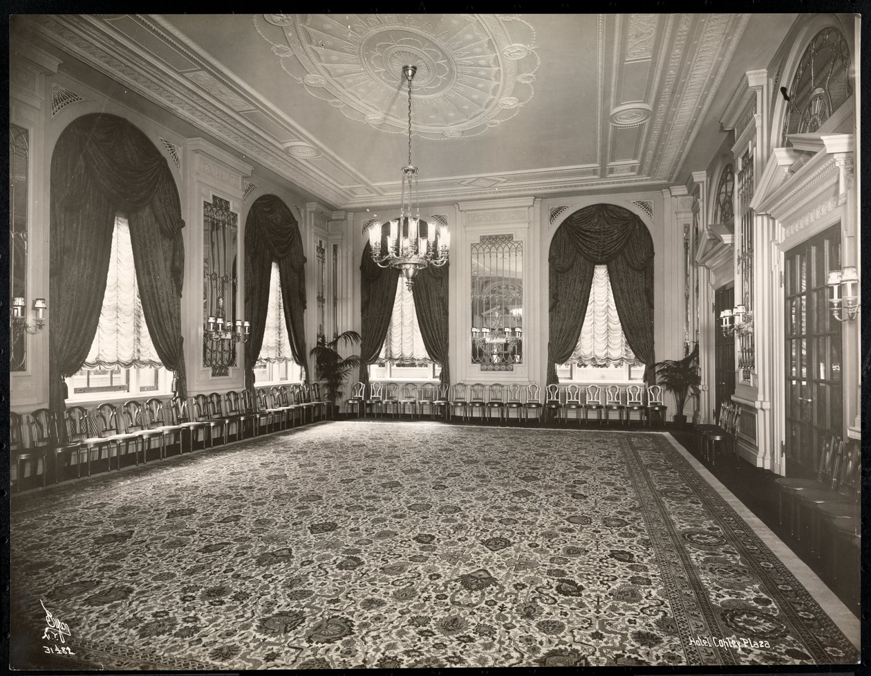 Ballsaal im Copley Plaza Hotel, Boston, 1912 oder 1913 von Byron Company