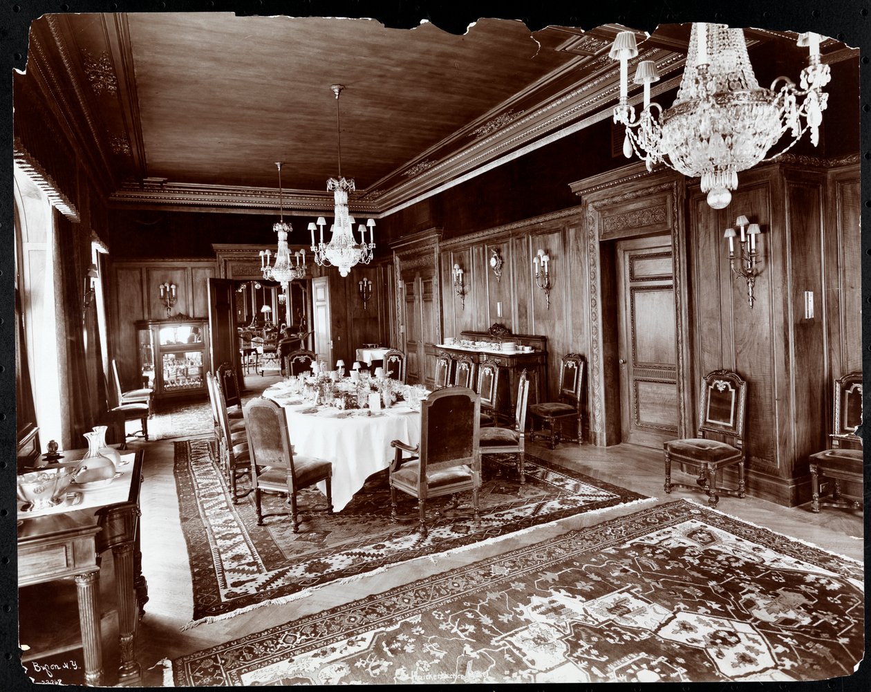 Speisesaal im Hotel Knickerbocker, 1906 von Byron Company
