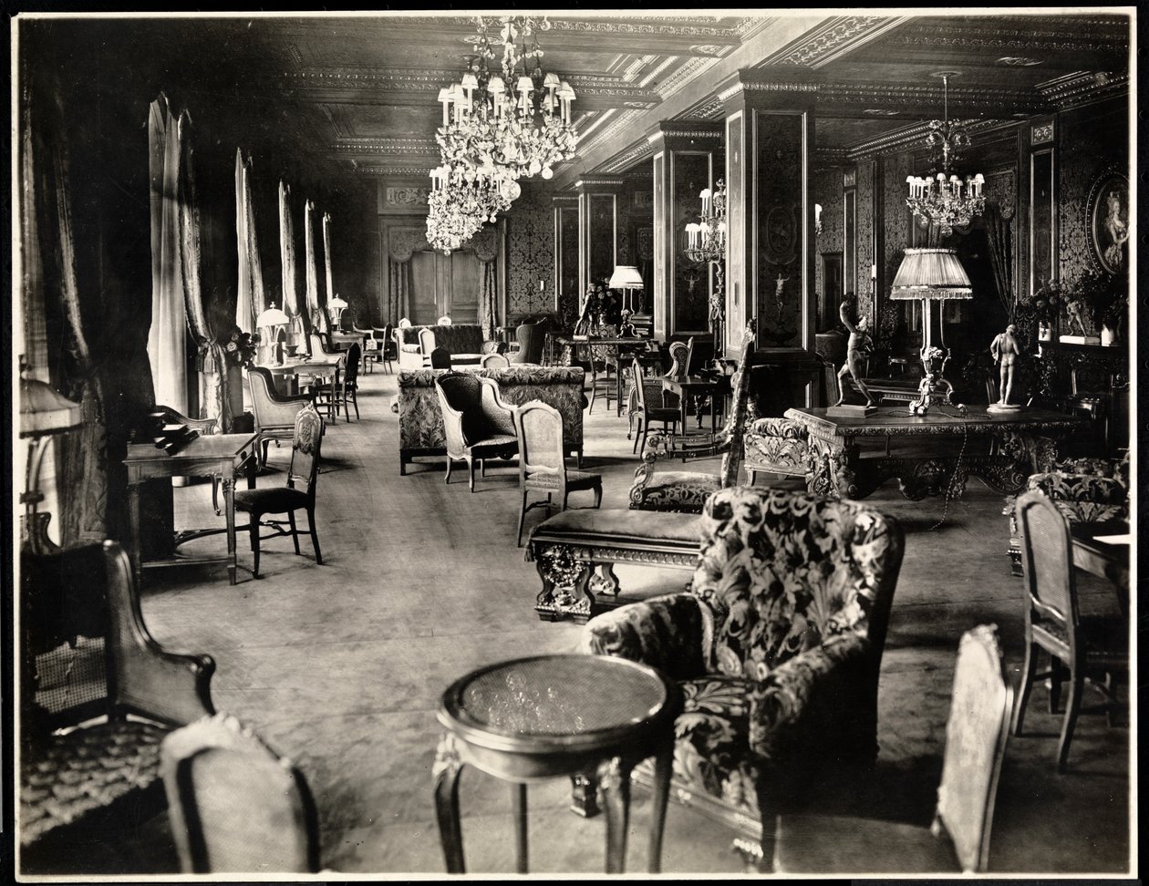 Lounge im Hotel Knickerbocker, 1906 von Byron Company