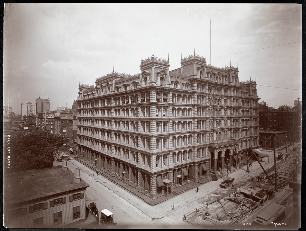 Das Park Avenue Hotel, 32. bis 33. Straße, New York, 1901 oder 1902 von Byron Company