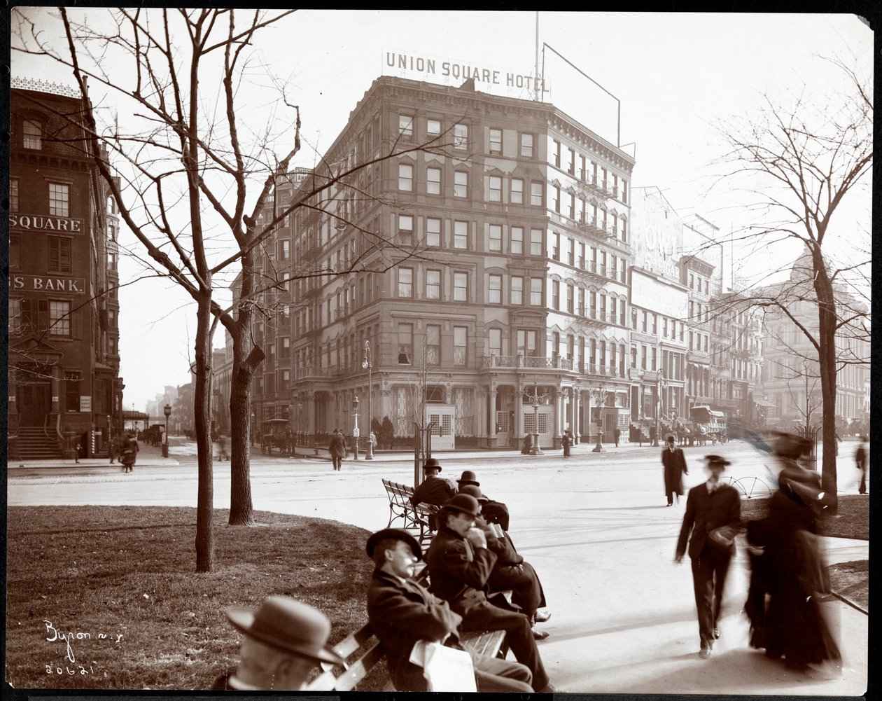 Das Union Square Hotel am Union Square East und der 15. Straße, New York, 1905 von Byron Company