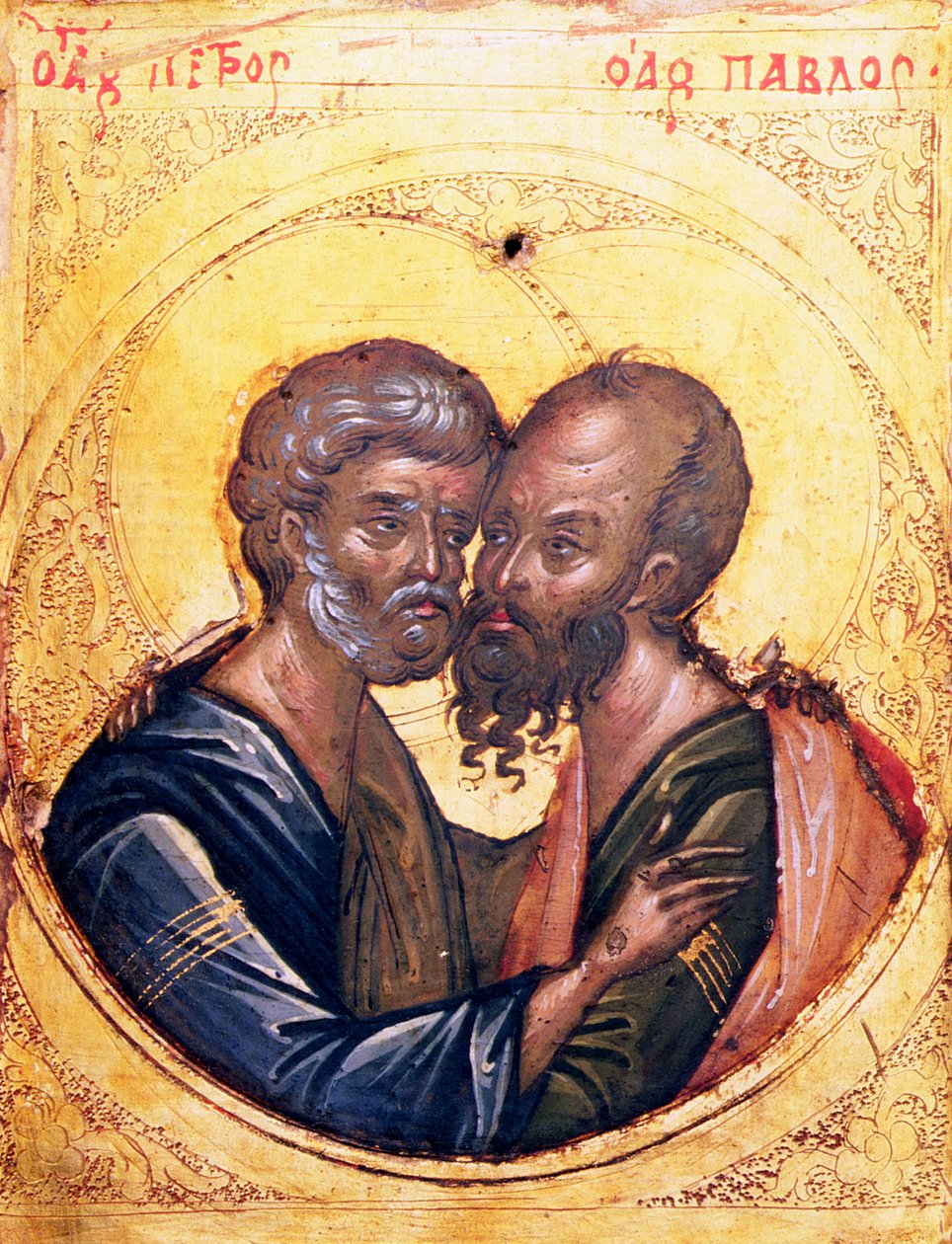 Ikone der Heiligen Petrus und Paulus von Byzantine