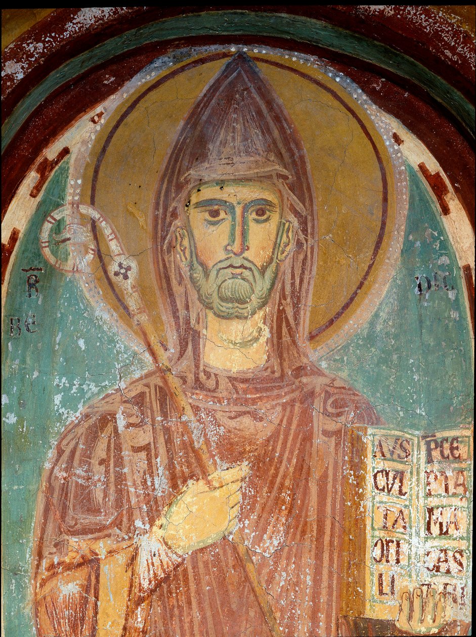 Darstellung des Heiligen Benedikt von Nursia (Detail) von Byzantine