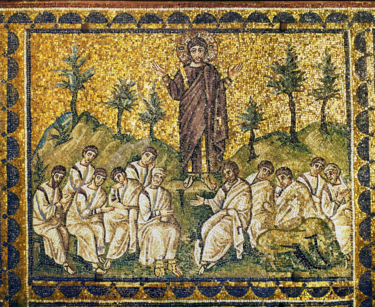 Christus und die Apostel im Garten Gethsemane von Byzantine School