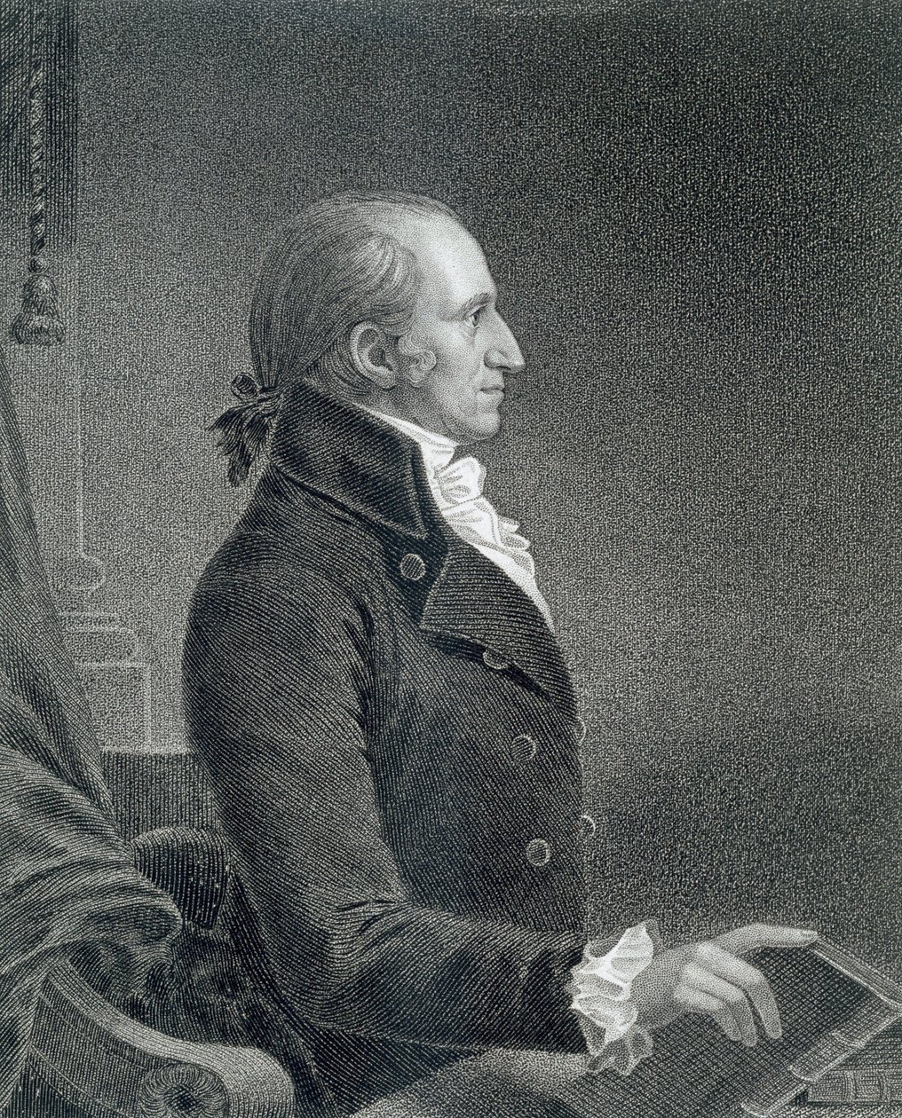 General James Jackson, graviert von William A. Wilmer (ca. 1820-55) nach einer Kopie des Originalgemäldes von James Barton Longacre (1794-1869) von C.B.J.F. de Saint Memin