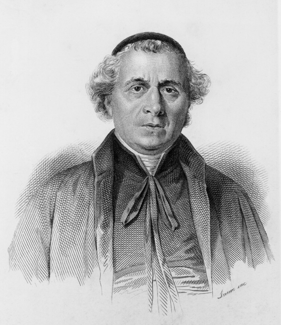 Porträt von Gioacchino Ventura di Raulica (1792-1861), italienischer Jesuit, Redner, Patriot, Philosoph und Schriftsteller, Gravur von J.B. and Brown J. Rowbotham