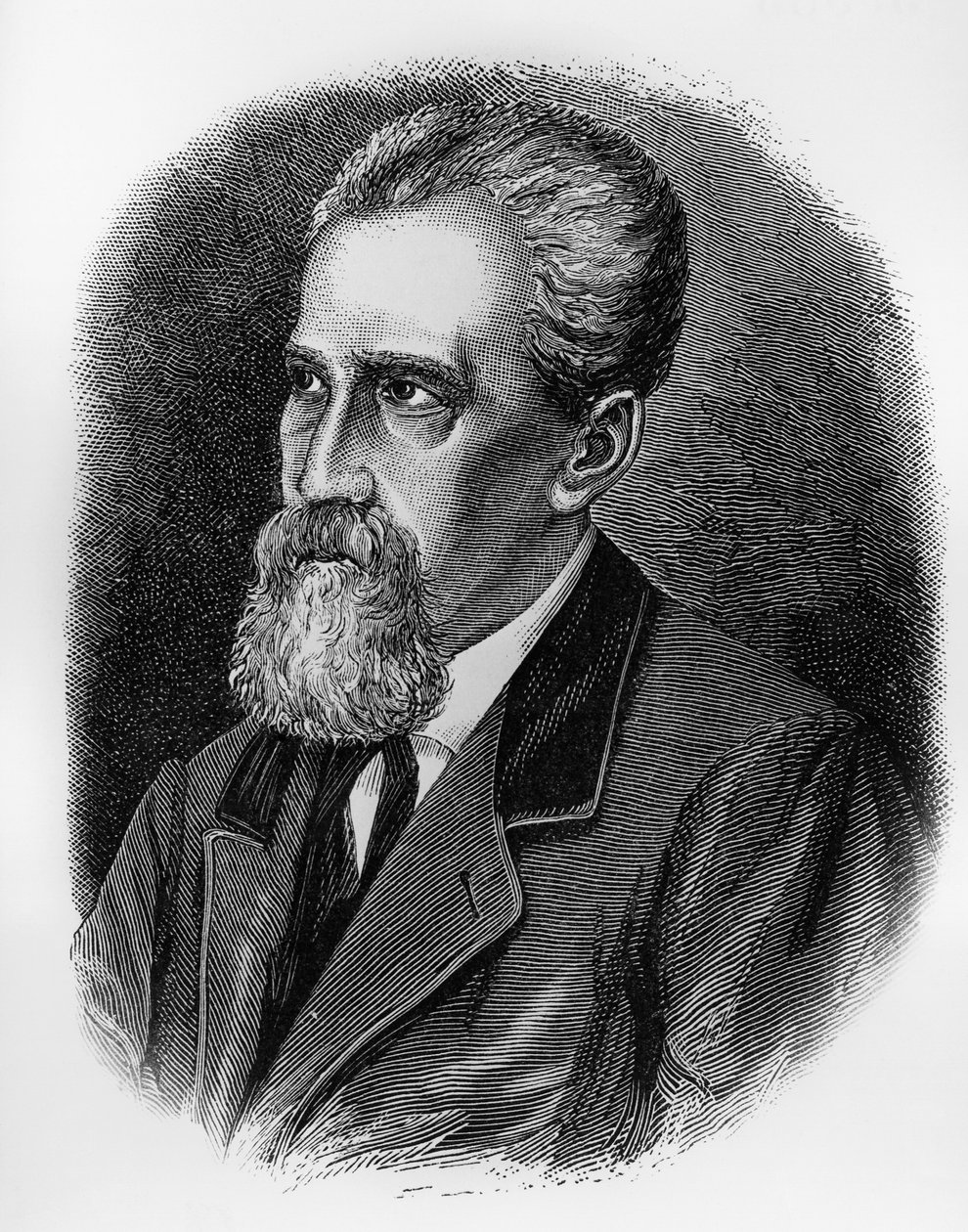 Porträt von Giuseppe Sirtori (1813-1874), italienischer Soldat, General, Patriot und Politiker, Gravur von J.B. and Brown J. Rowbotham