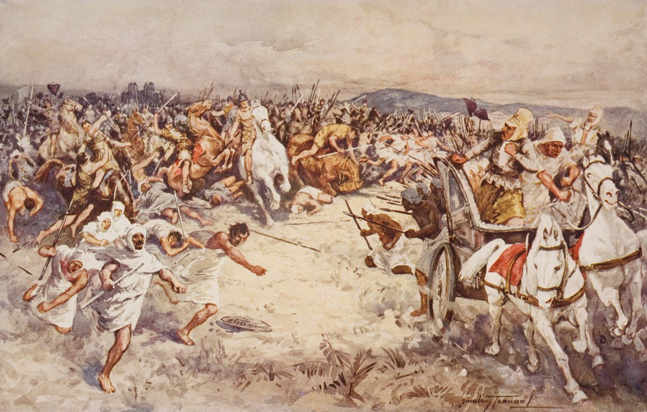 Die Schlacht bei Issus, Illustration aus 