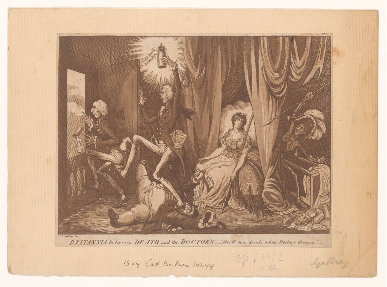 Pitt als der neue Arzt für Britannia von C. Starcke (possibly)