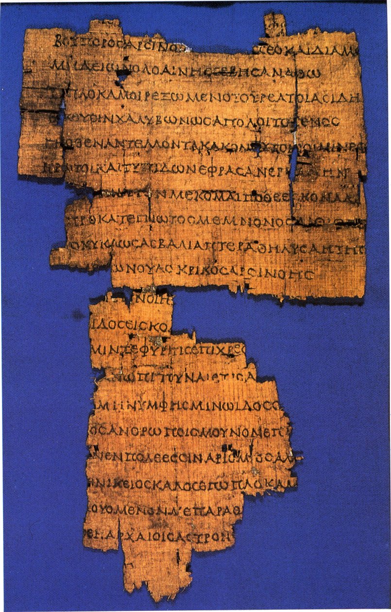 Kallimachos, Coma Berenices, Papyrus von Callimachus