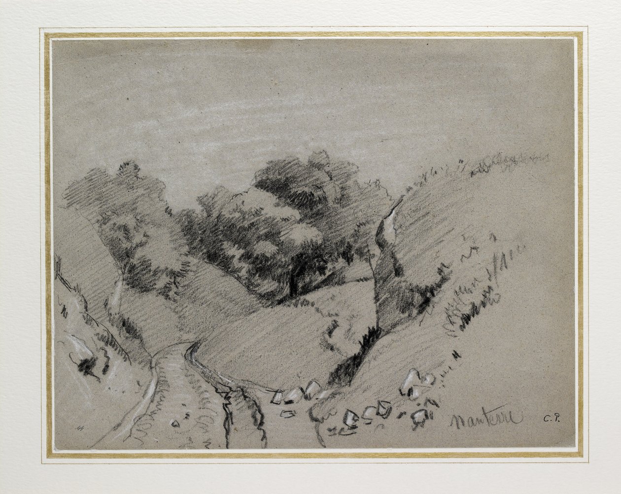 Nanterre, ca. 1860 von Camille Jacob Pissarro