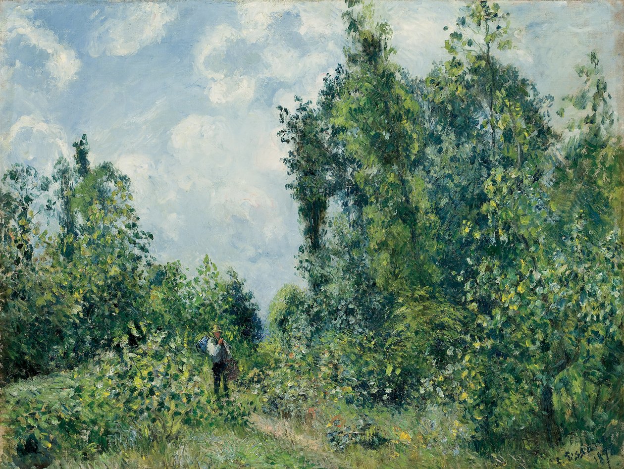 Waldrand; Lisiere de bois, 1878 von Camille Jacob Pissarro