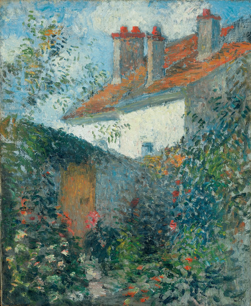 Studie in Pontoise, ca. 1878 von Camille Jacob Pissarro