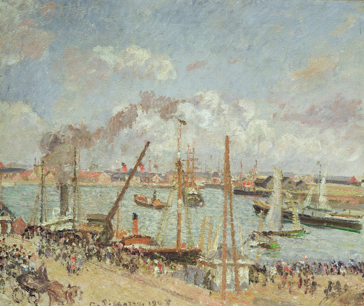 Der Hafen von Le Havre, Nachmittag, Sonne, 1903 von Camille Jacob Pissarro